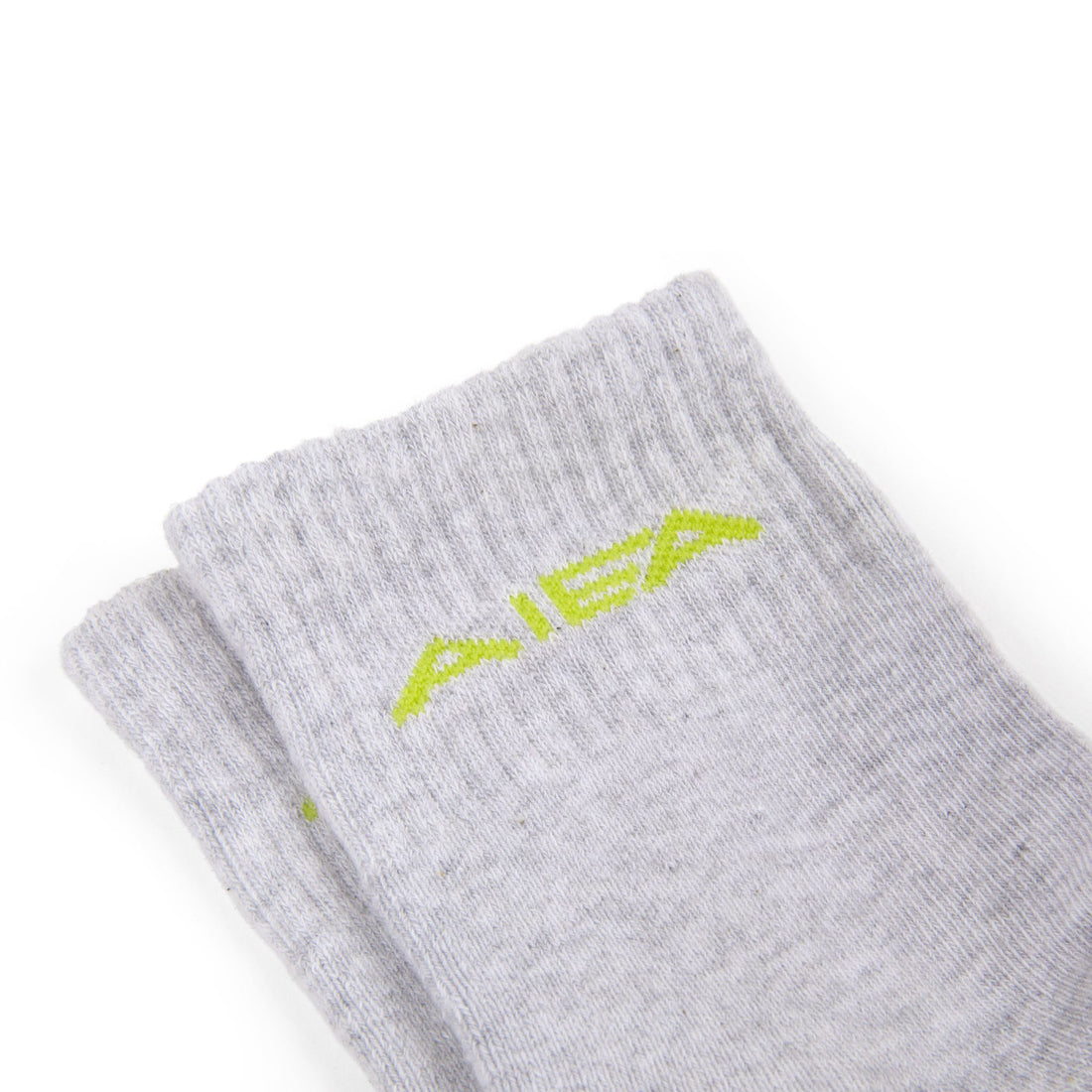 Gray Crew Logo Socks