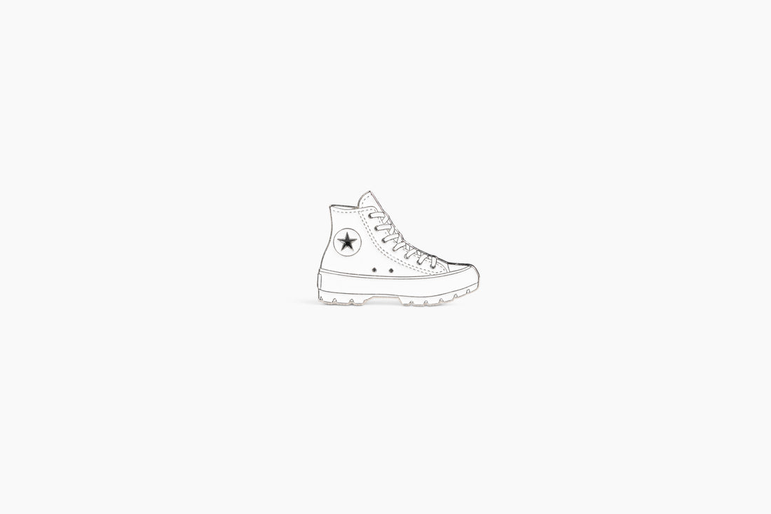 high-top sneaker metal golf ball marker