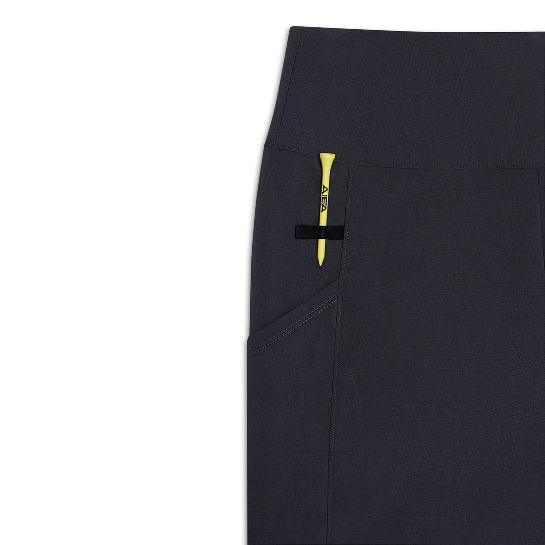 Form Fitting Chic Golf and biker Shorts with Pocket and Tee Holder Detail