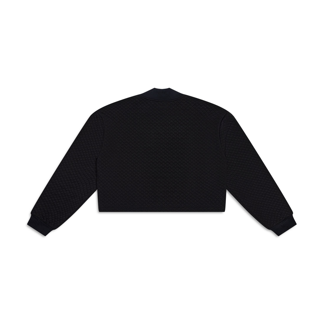 Textured Cropped Pullover Sweater