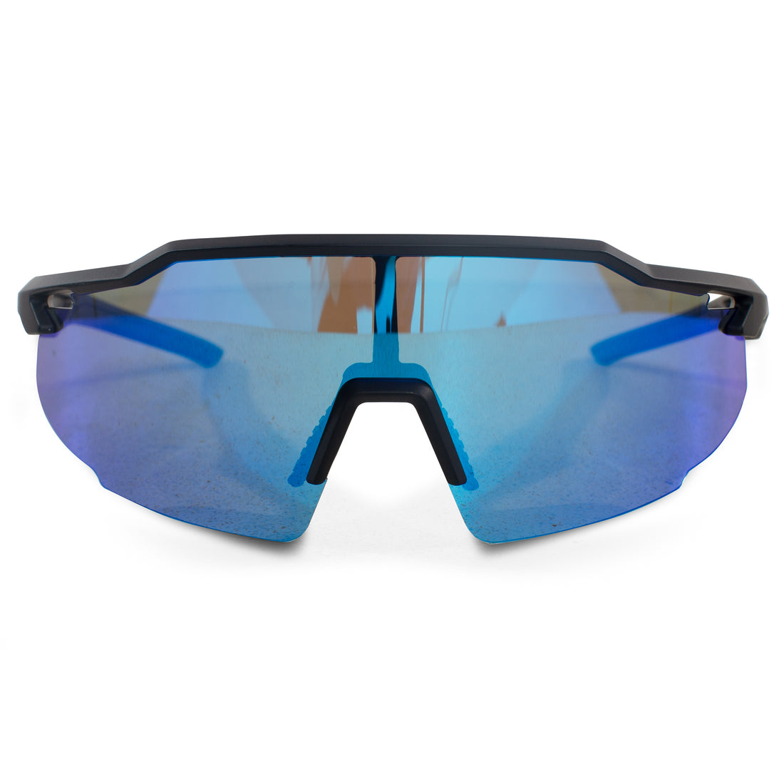 AIEA Golf Fairway Sunglasses in blue mirror lens, UV400 with flexible frame and nosepiece